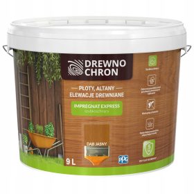   Impregnante ad asciugatura rapida Protettore per legno rovere chiaro 9l