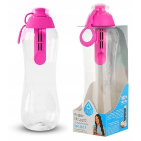  Bottiglia con filtro Dafi Soft 0,5 l, rosa