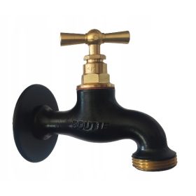  Rubinetto AQUAMOS NERO OPACO + ROSONE