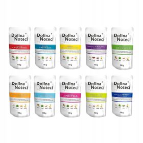    DOLINA NOTECI PREMIUM Cibo umido per cani Mix di Gusti 30 Buste da 150g