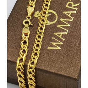  Catena 5MM Rombo spessa 54 cm 585 oro