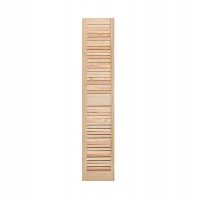  Ante traforate, frontali in pino, 140,6 cm x 29,4 cm