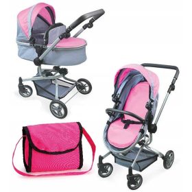    Set passeggino per bambole 2 in 1 Passeggino per bambole FeiLi