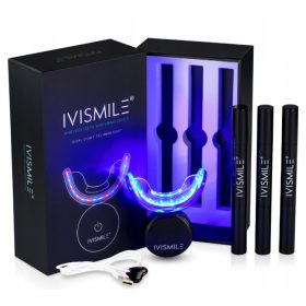    Set per sbiancamento dentale IVISMILE 3 penne gel, rivestimento, sorriso e lampada