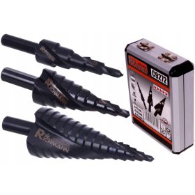 Richmann Punte a gradino a spirale per metallo, 3 pz