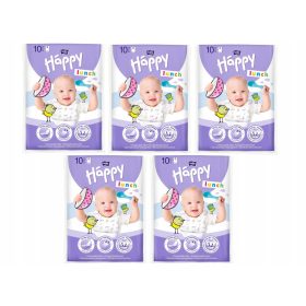  Bavaglino in tessuto Bella Baby Happy Multicolor 10 pz.