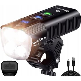  Illuminazione per bicicletta S quatro 1600 lm USB